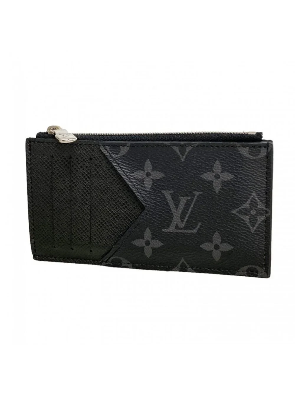 Louis Vuitton Coin Case Taigarama Card Holder Black